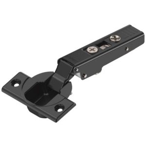 BLUM 70T3550.TLMB CLIP top zawias standard. 110°, Drzwi nakładane, bez sprężyny, puszka: na wkręty, czarny